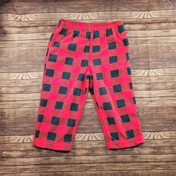 Two Piece Longsleeve Pajamas 18‎ Months Black Red Dog Holiday Winter Carters - Picture 7 of 8
